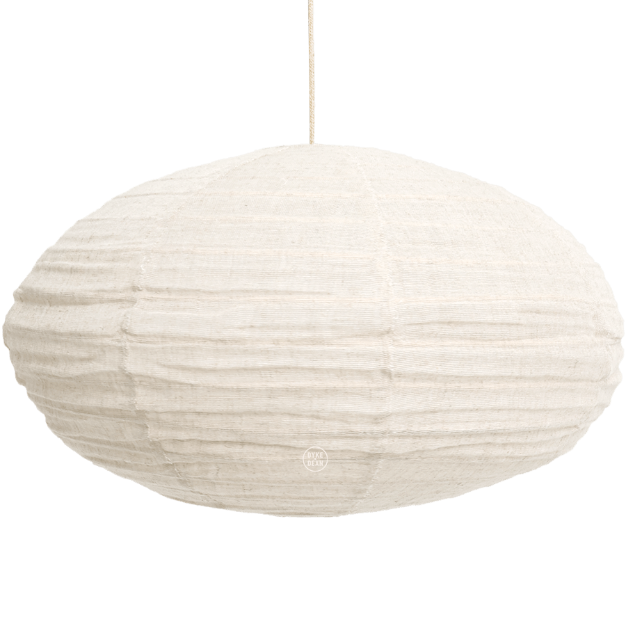 DOME LINEN LIGHT SHADE 80CM - DYKE & DEAN