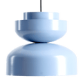DOME PENDANT DISC LIGHT DUSTY BLUE - DYKE & DEAN