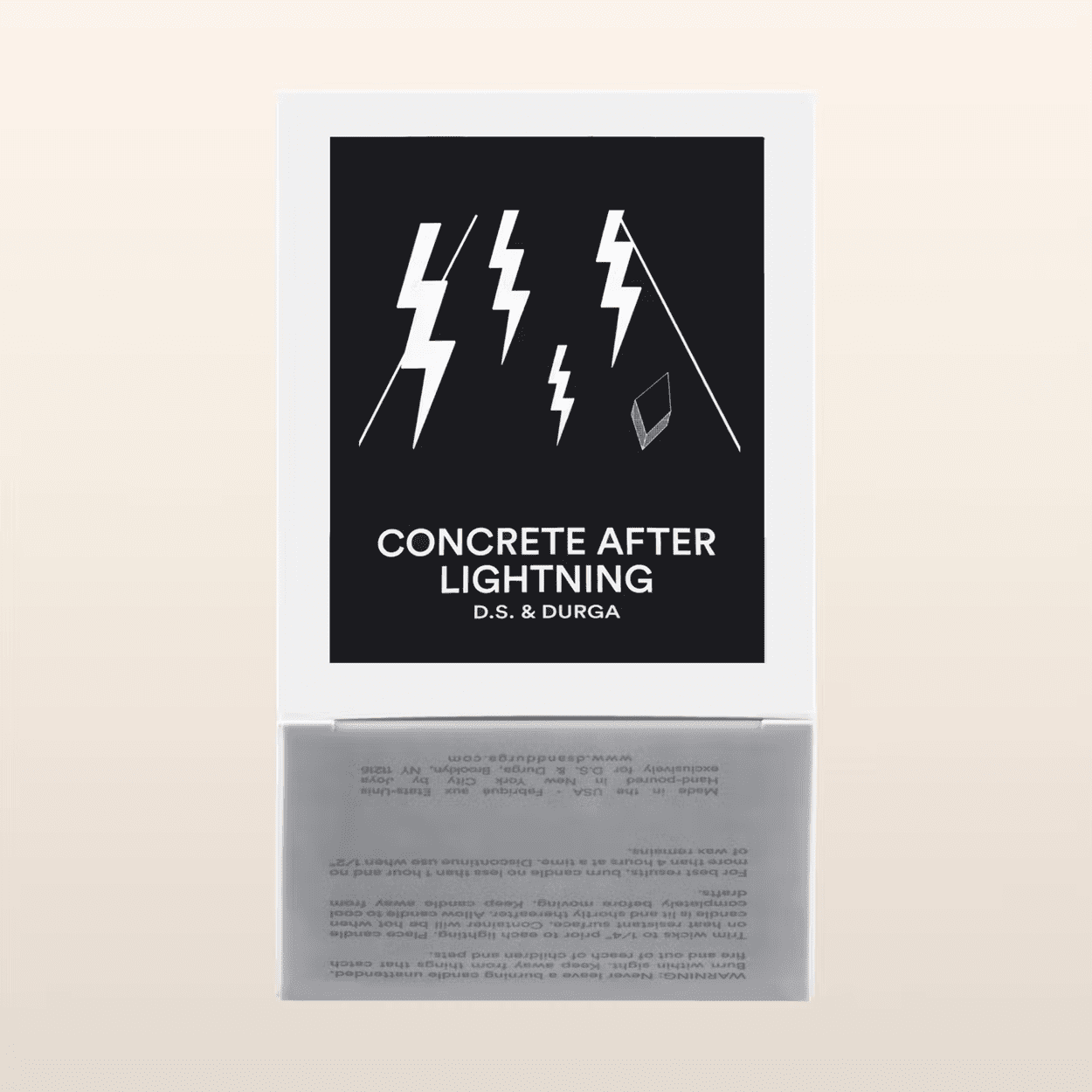 DS&DURGA CONCRETE AFTER LIGHTNING CANDLE - DYKE & DEAN