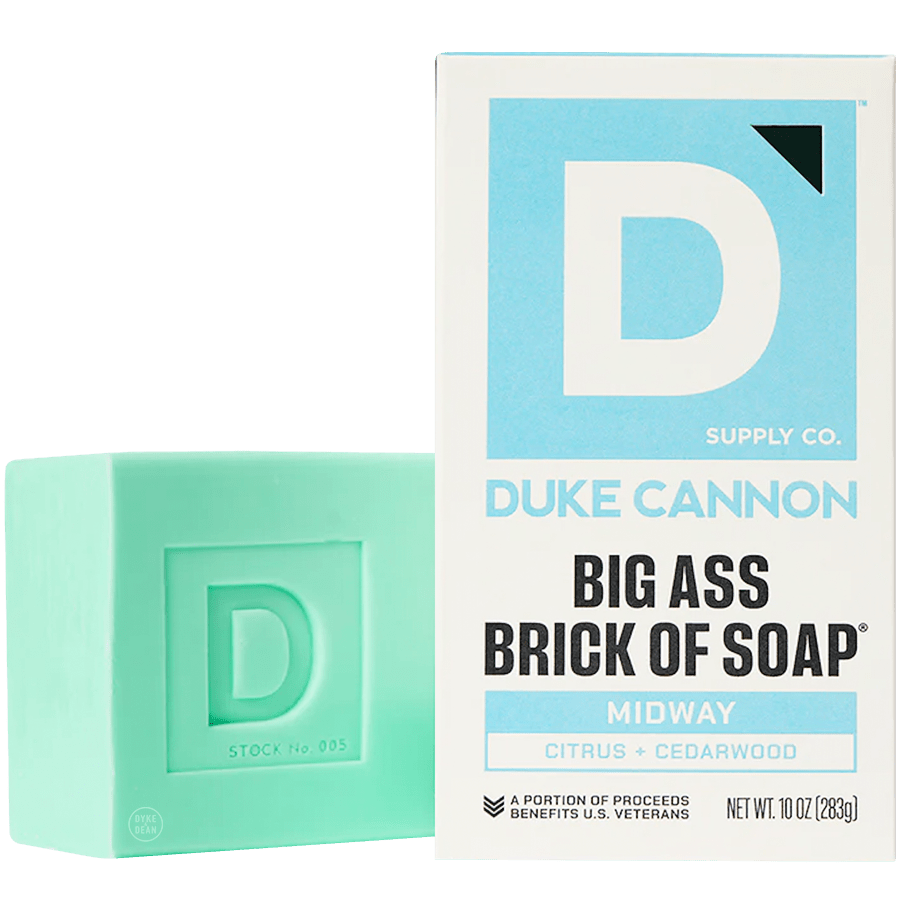 DUKE CANNON BIG ASS BRICK OF SOAP MIDWAY - DYKE & DEAN