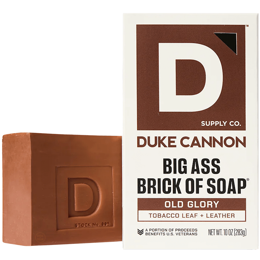 DUKE CANNON BIG ASS BRICK OF SOAP OLD GLORY - DYKE & DEAN