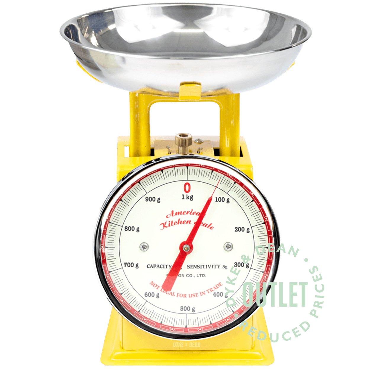 DULTON YELLOW AMERICAN KITCHEN SCALES OUTLET - DYKE & DEAN