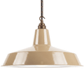 DYKE & DEAN PENDANT LAMPSHADE NUDE WITH HOOK & CHAIN SET - DYKE & DEAN