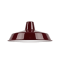 DYKE & DEAN SMALL PENDANT LAMPSHADE BURGUNDY - DYKE & DEAN
