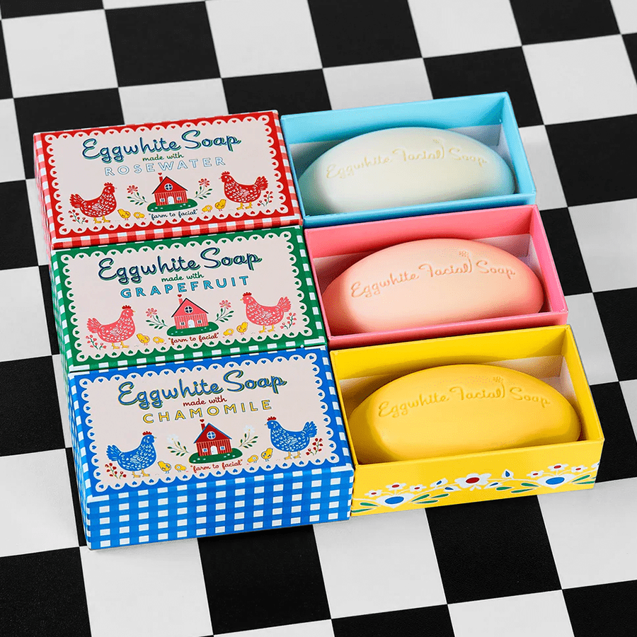 EGGWHITE & CHAMOMILE FLOWER FACIAL SOAP - DYKE & DEAN