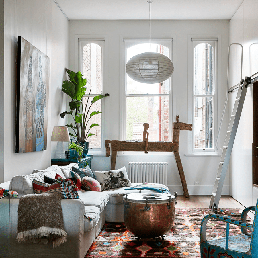 ELLIPSE LINEN LIGHT SHADE 80CM - DYKE & DEAN