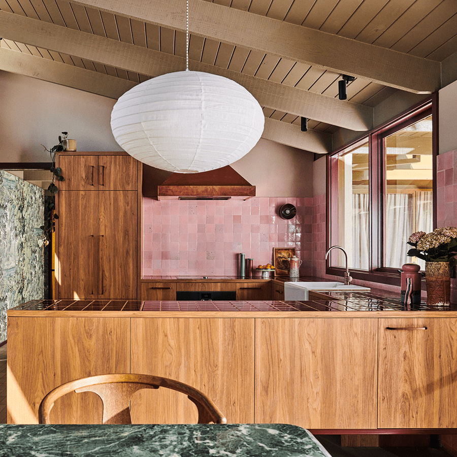 ELLIPSE LINEN LIGHT SHADE 80CM - DYKE & DEAN