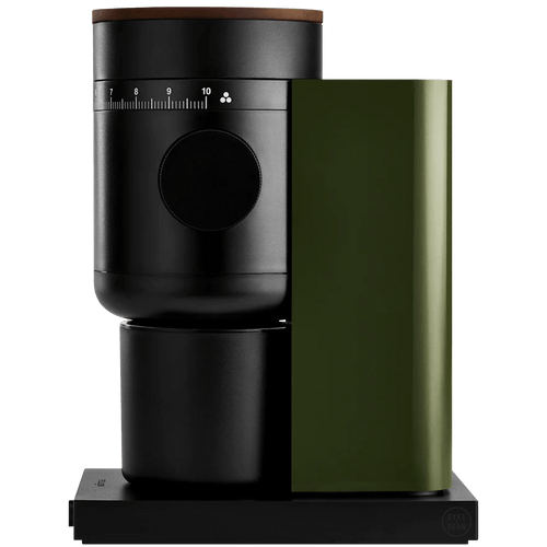 FELLOW OPUS 2 CONICAL BURR GRINDER WOODLAND GREEN & WALNUT - DYKE & DEAN