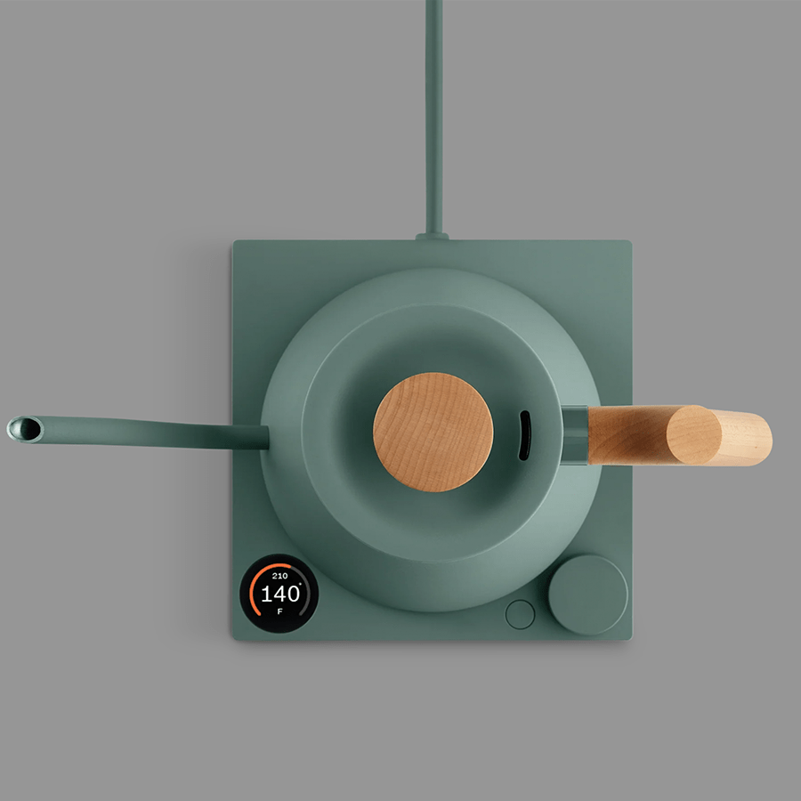 FELLOW SMOKE GREEN STAGG ELECTRIC EKG KETTLE - DYKE & DEAN