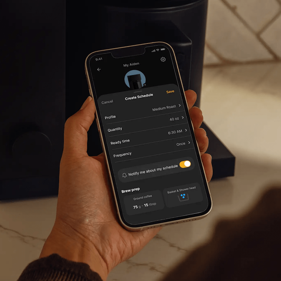 FELLOW WHITE AIDEN PRECISION COFFEE MAKER - DYKE & DEAN