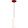 FLASK CHERRY RED GLASS PENDANT LIGHT LARGE - DYKE & DEAN