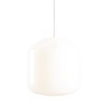 FLASK COTTON WHITE GLASS PENDANT LIGHT SMALL - DYKE & DEAN
