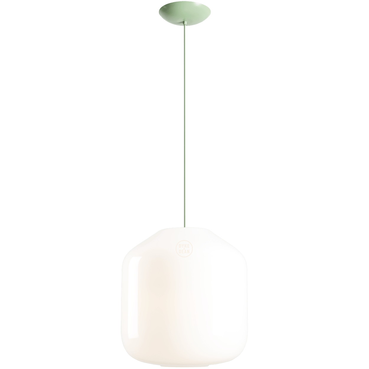 FLASK SAGE GREEN GLASS PENDANT LIGHT XL - DYKE & DEAN