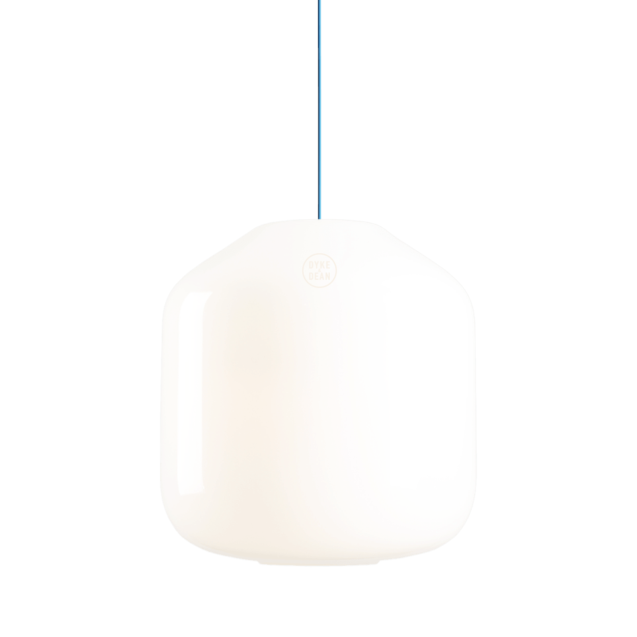 FLASK SAPPHIRE BLUE GLASS PENDANT LIGHT SMALL - DYKE & DEAN