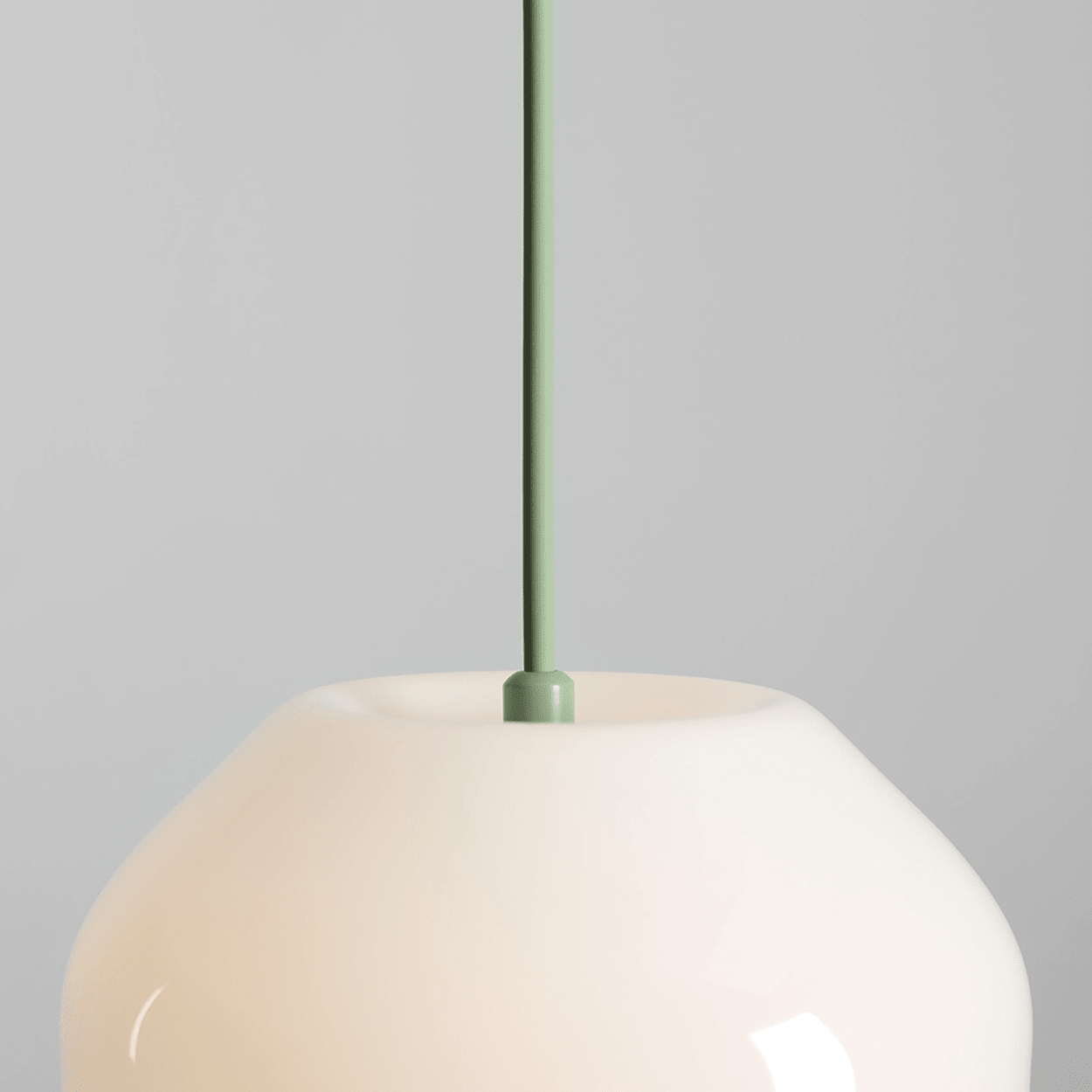 FLASK TERRACOTTA GLASS PENDANT LIGHT LARGE - DYKE & DEAN