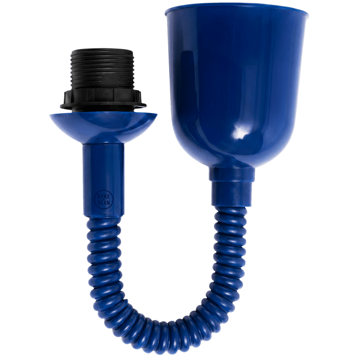 FLAT GREEN ENAMEL RETRACTABLE CORD LIGHT - DYKE & DEAN