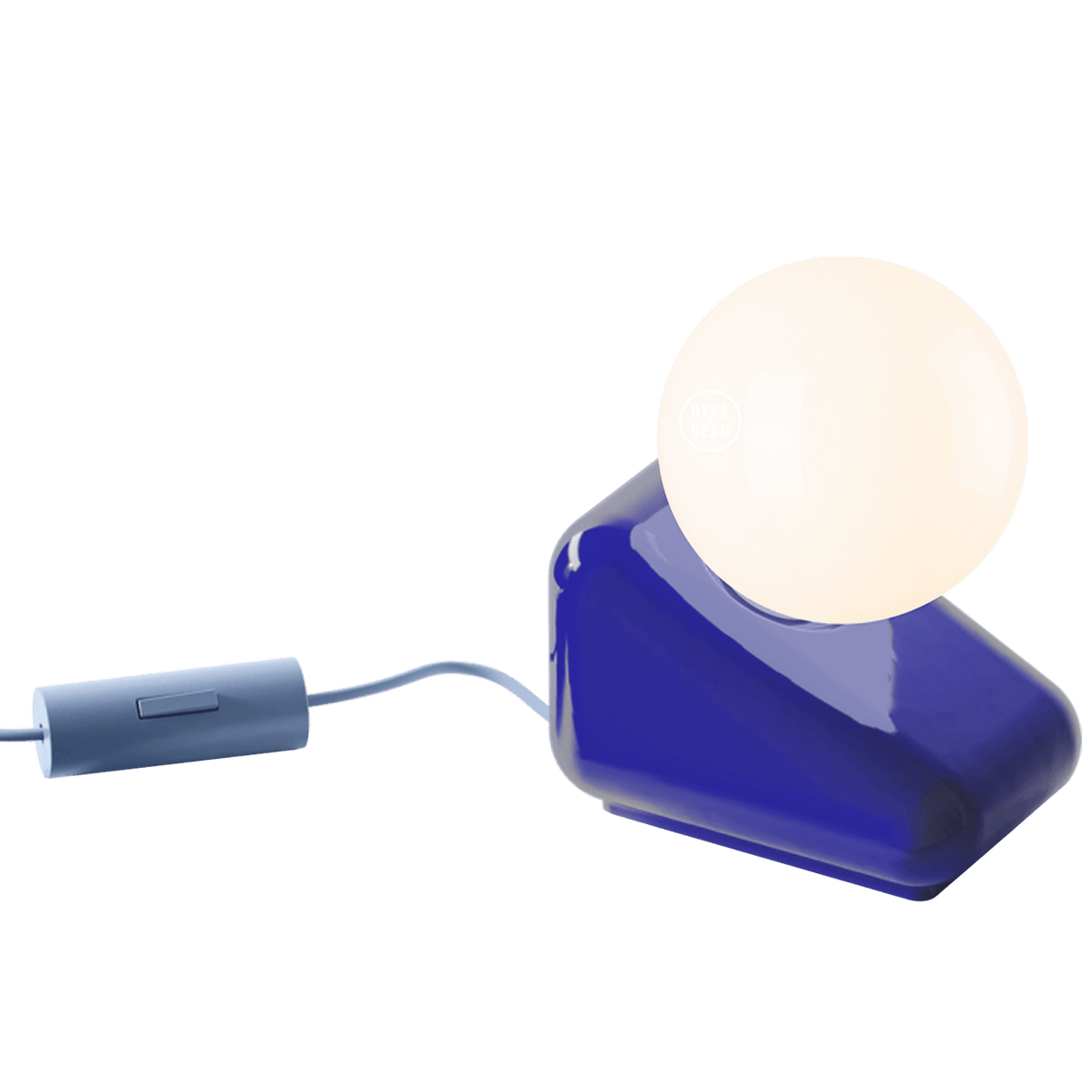 FLIP CERAMIC OPAL GLOBE TABLE LIGHT - DYKE & DEAN