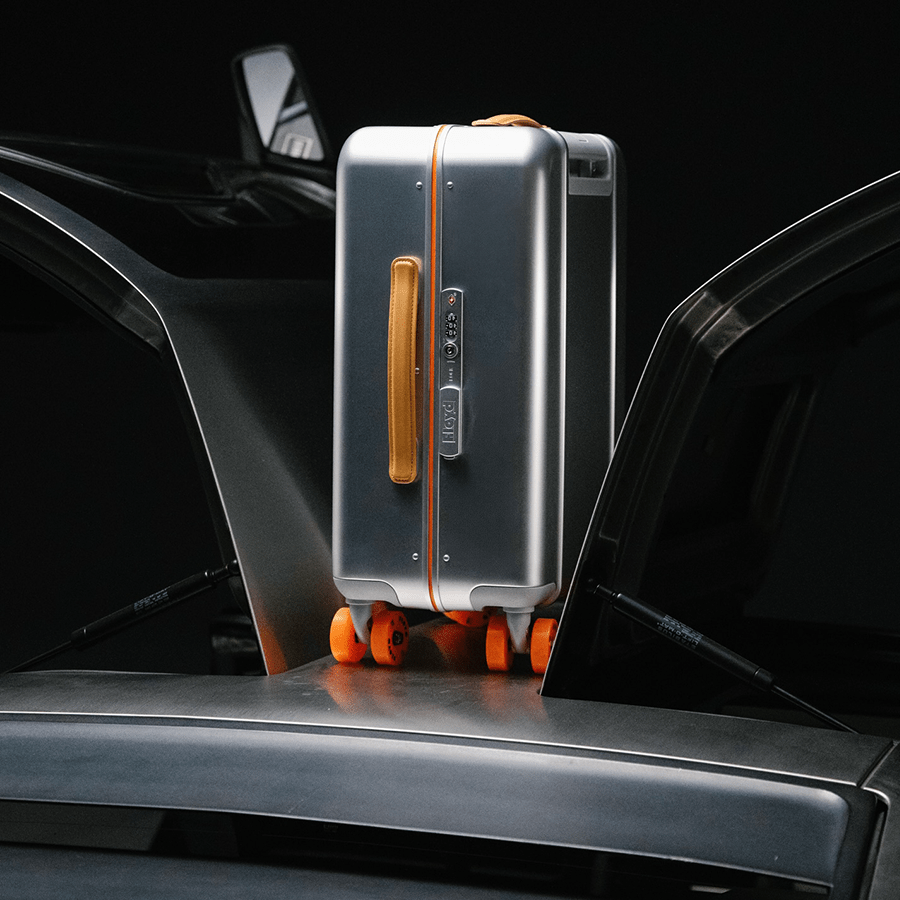 FLOYD CABIN TRAVEL CASE ALUMINIUM SILVERGLIDER - DYKE & DEAN