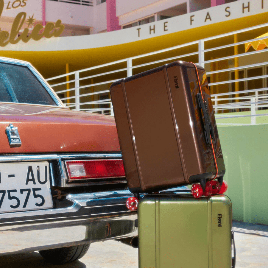 FLOYD CABIN TRAVEL CASE BRONCO BROWN - DYKE & DEAN