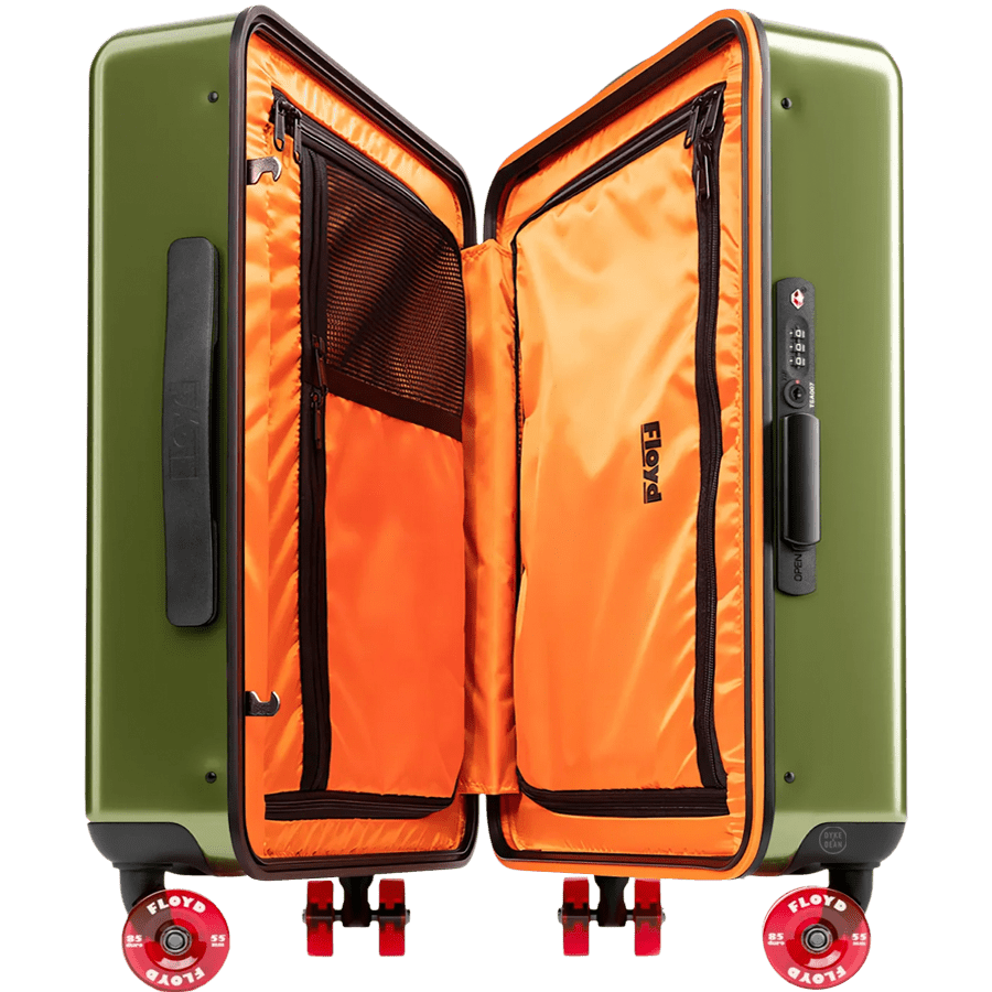 FLOYD CABIN TRAVEL CASE VEGAS GREEN - DYKE & DEAN