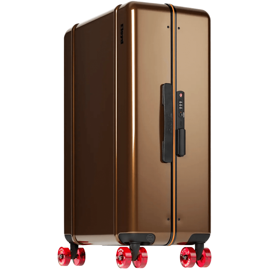 FLOYD CHECK IN TRAVEL CASE BRONCO BROWN - DYKE & DEAN