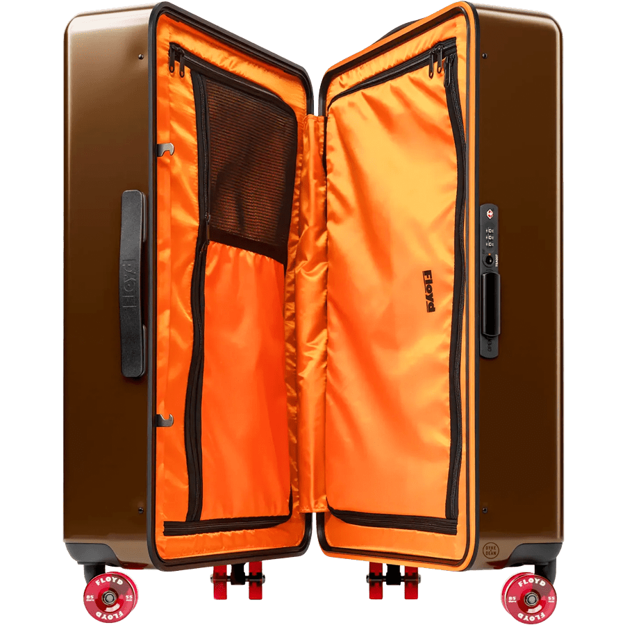 FLOYD CHECK IN TRAVEL CASE BRONCO BROWN - DYKE & DEAN