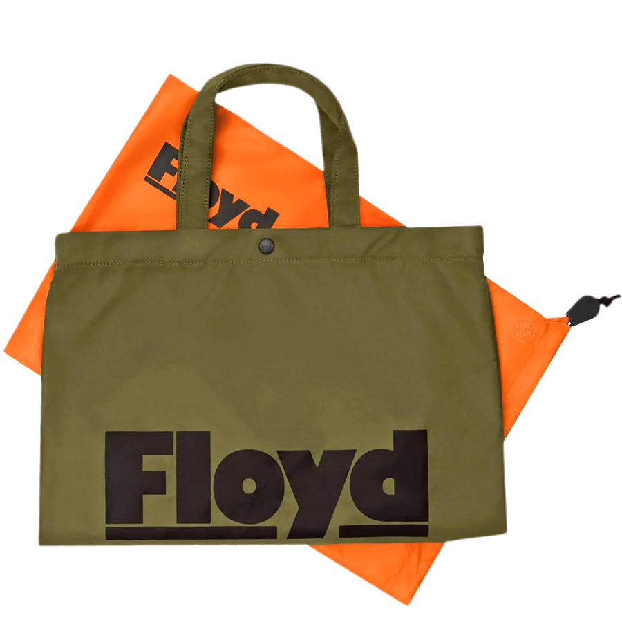 FLOYD SHOPPER BAG GATOR GREEN - DYKE & DEAN