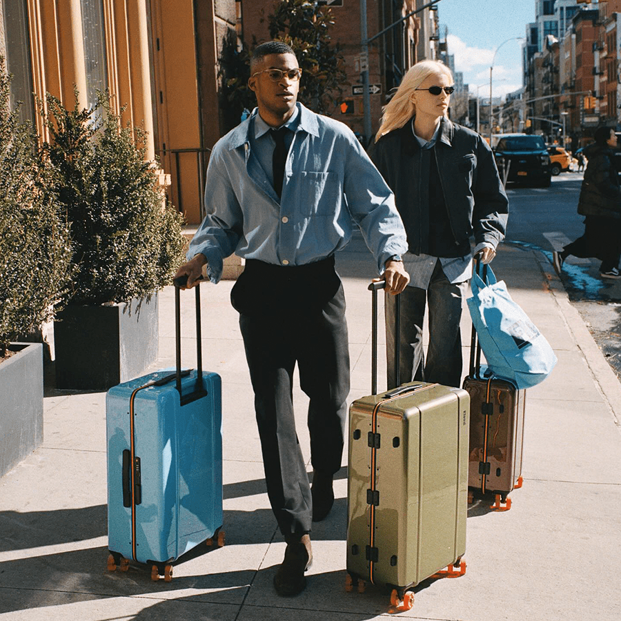 FLOYD SHOPPER BAG SKY BLUE - DYKE & DEAN