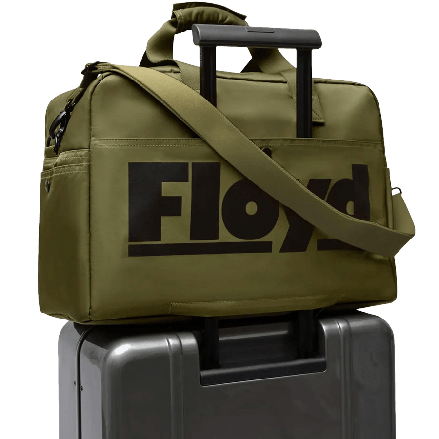 FLOYD WEEKENDER BAG GATOR GREEN - DYKE & DEAN