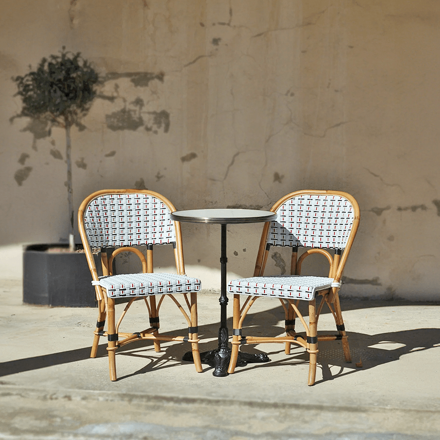 FRENCH BISTRO RATTAN CHAIR VERTICAL - DYKE & DEAN