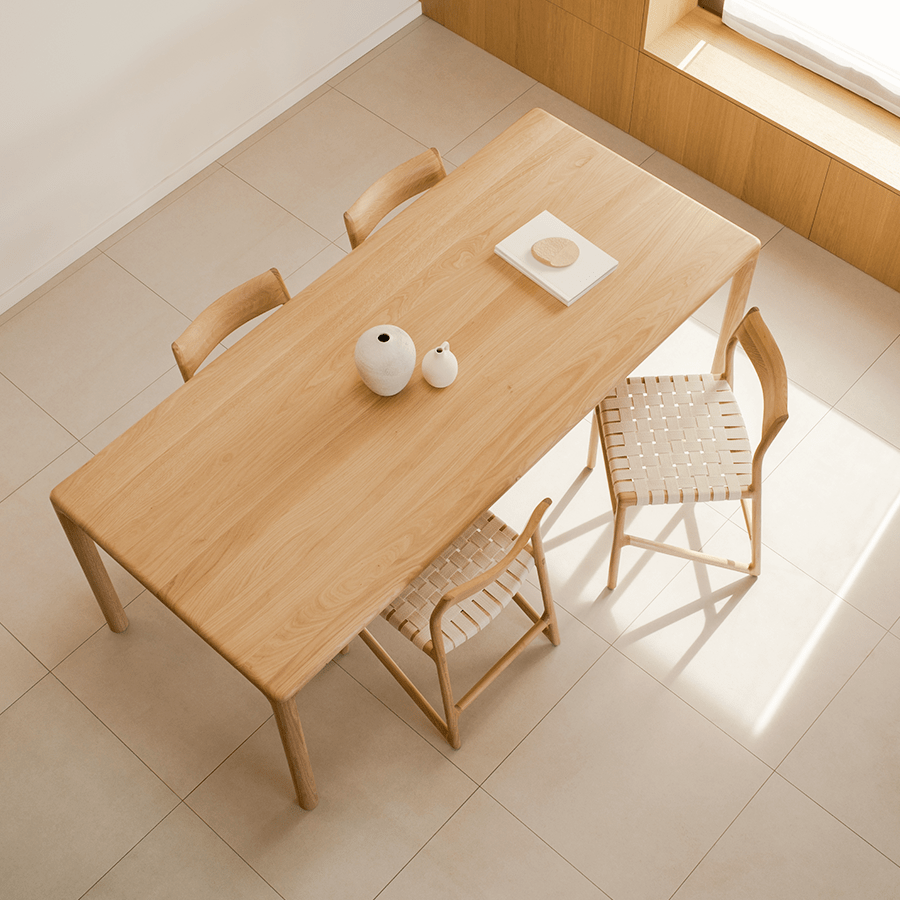 GAZZDA DERVEN TABLE OAK 220X90 - DYKE & DEAN