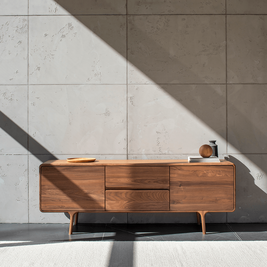 GAZZDA FAWN SIDEBOARD WALNUT 150 - DYKE & DEAN