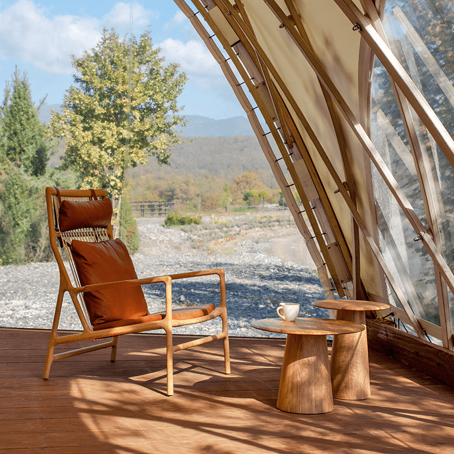 GAZZDA MUSHROOM SIDE TABLE 55 - DYKE & DEAN