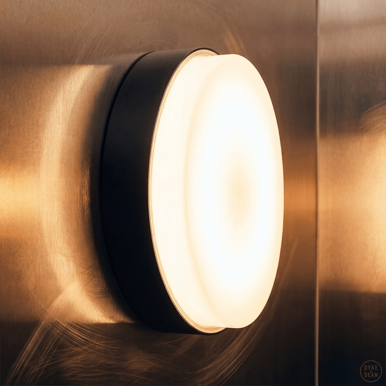 GENERAL OPAL DISC LIGHT BLACK SMALL - DYKE & DEAN