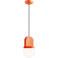 HABEA CERAMIC PENDANT LIGHT OPAL GLASS - DYKE & DEAN