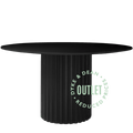 HKLIVING PILLAR DINING TABLE ROUND OUTLET - DYKE & DEAN