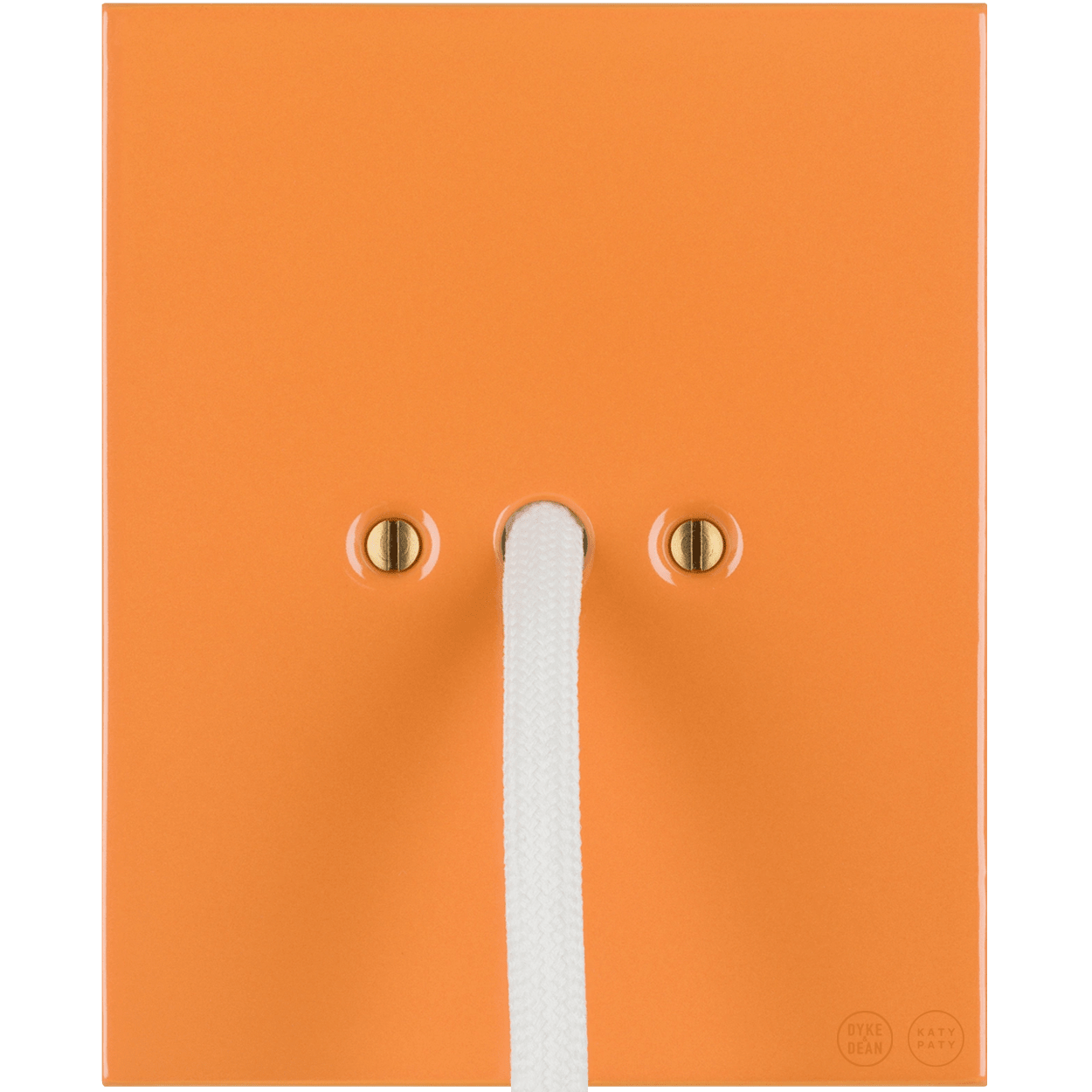 KATY PATY PORCELAIN PLATE WALL CABLE GLAND SOCKET CARROT - DYKE & DEAN