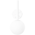 KOP A WATERPROOF GLOBE WALL LIGHT WHITE - DYKE & DEAN