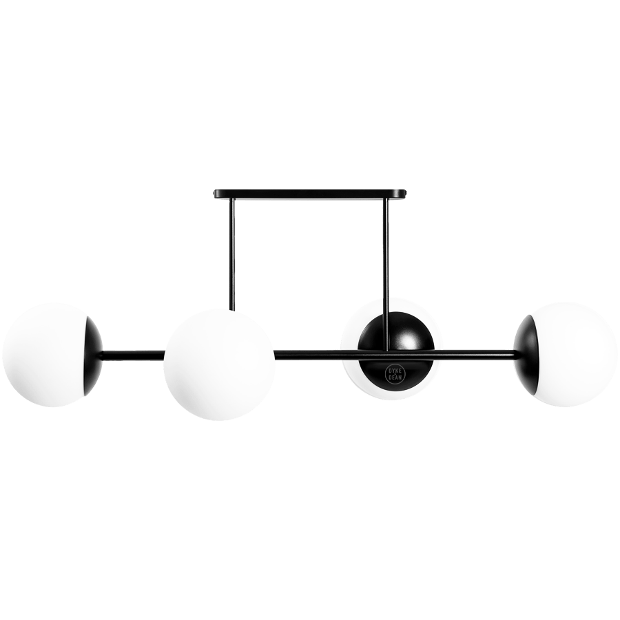 KOP WATERPROOF FIXED CEILING LIGHT BLACK - DYKE & DEAN