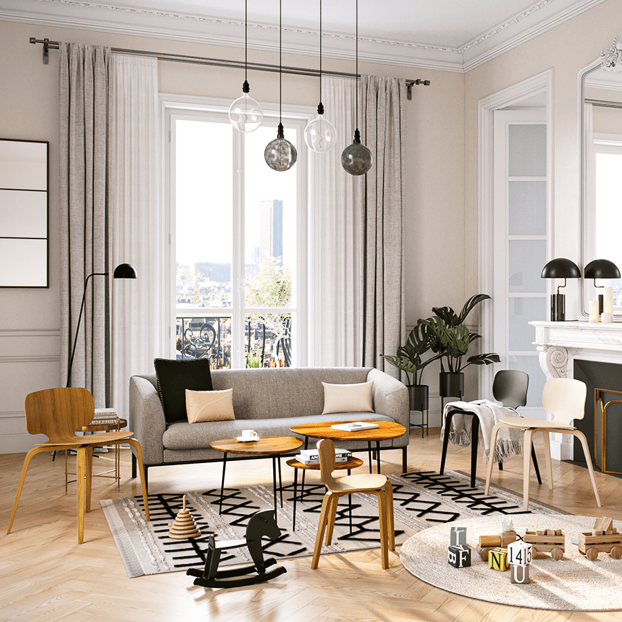 LA CHAISE FRANCAISE H10 CHAIR BLUE - DYKE & DEAN