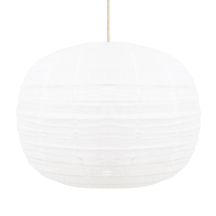 LABU LINEN LIGHT SHADE 60CM - DYKE & DEAN