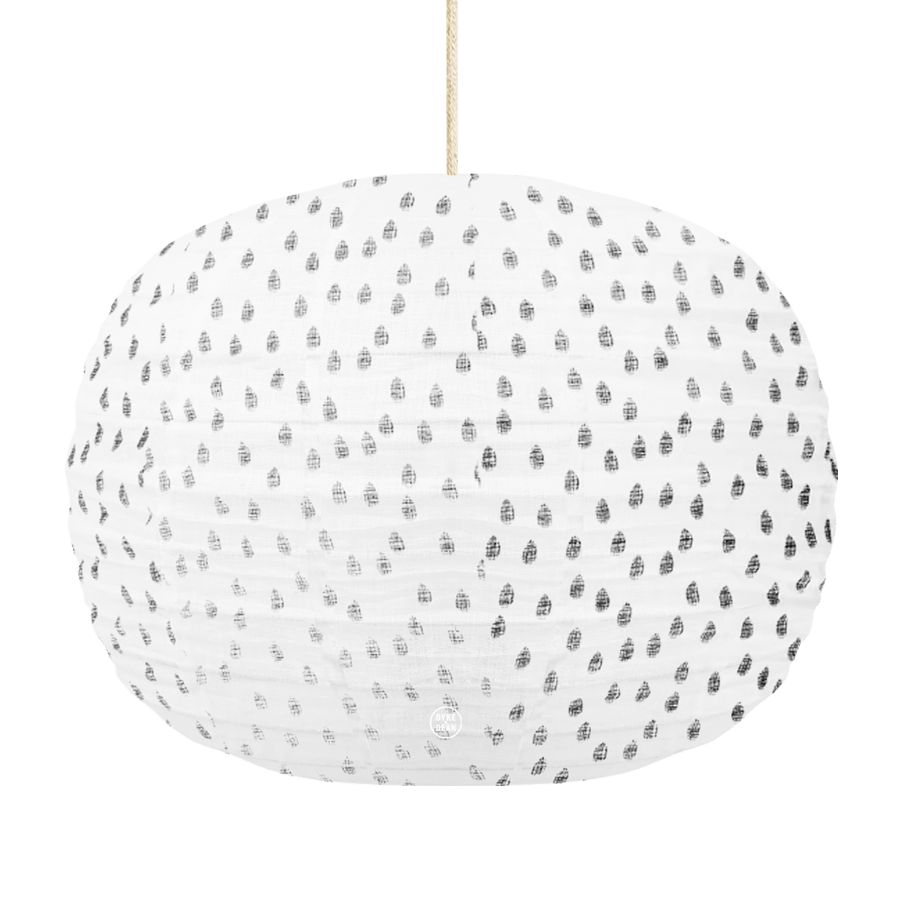 LABU LINEN LIGHT SHADE 60CM - DYKE & DEAN