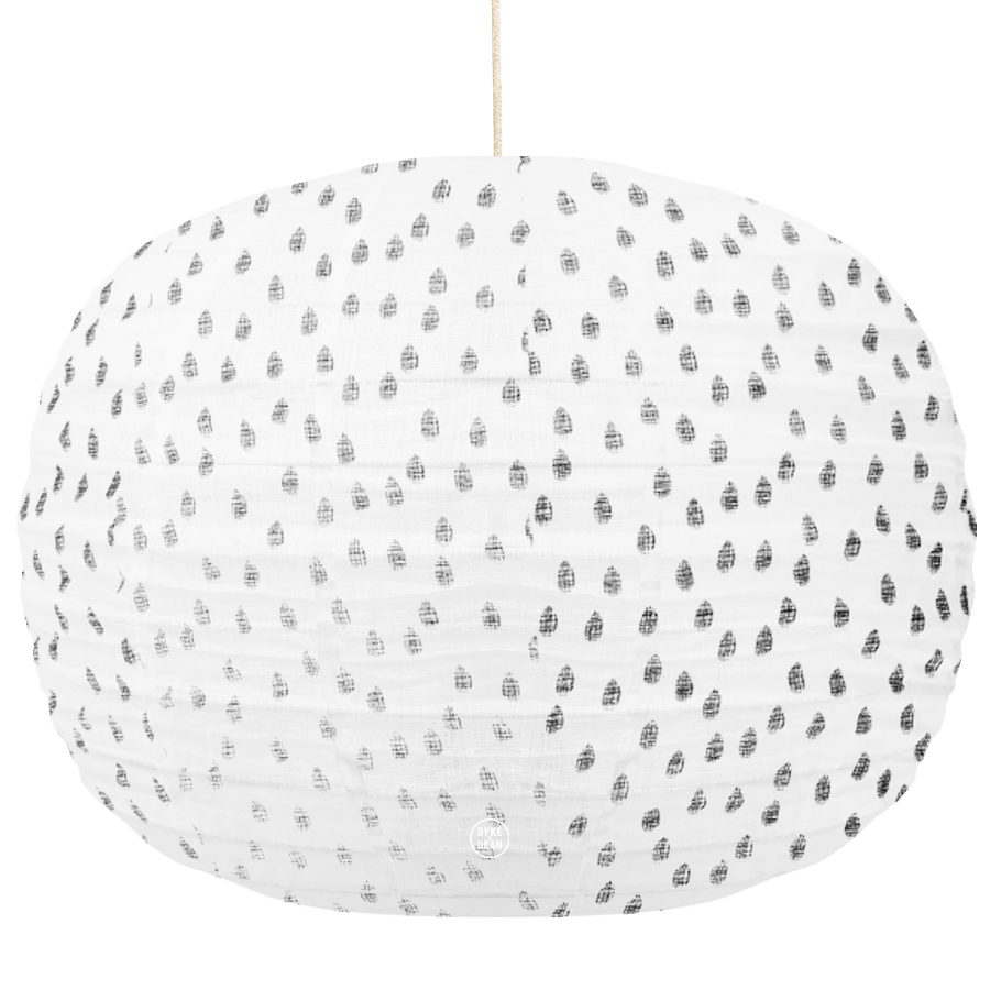 LABU LINEN LIGHT SHADE 80CM - DYKE & DEAN