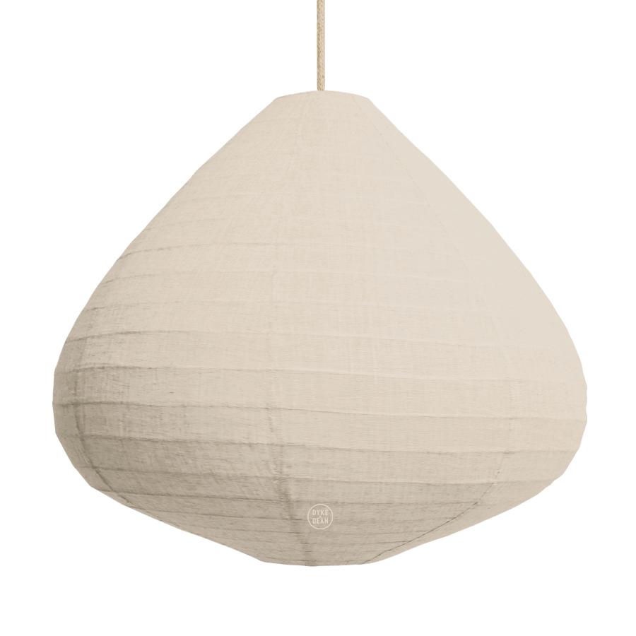LOUIS NATURAL LINEN LIGHT SHADE 65CM - DYKE & DEAN