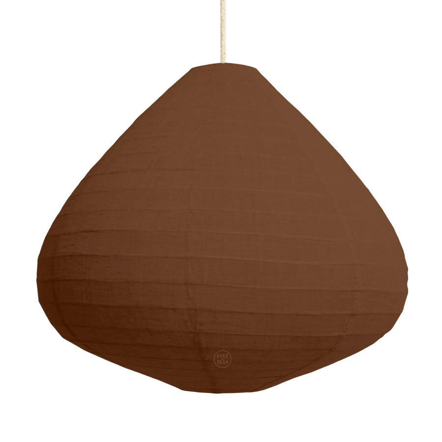 LOUIS NATURAL LINEN LIGHT SHADE 65CM - DYKE & DEAN