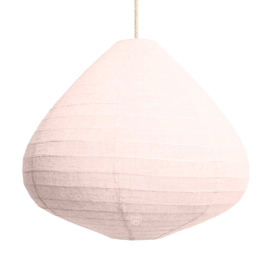 LOUIS NATURAL LINEN LIGHT SHADE 65CM - DYKE & DEAN