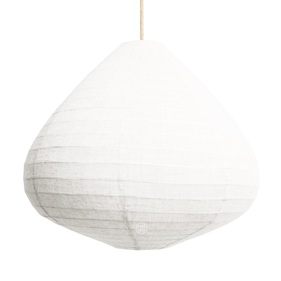 LOUIS NATURAL LINEN LIGHT SHADE 65CM - DYKE & DEAN