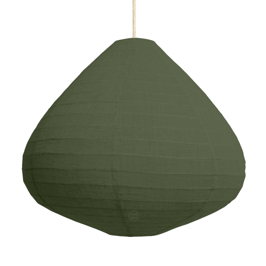 LOUIS NATURAL LINEN LIGHT SHADE 65CM - DYKE & DEAN