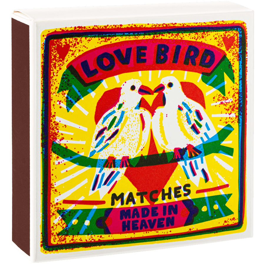 LOVE BIRD LUXURY SAFETY MATCHES - DYKE & DEAN