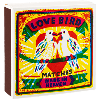 LOVE BIRD LUXURY SAFETY MATCHES - DYKE & DEAN
